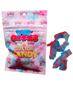 Delta-8 Dank Gummies- Cotton Candy Gummy Belts 1000mg